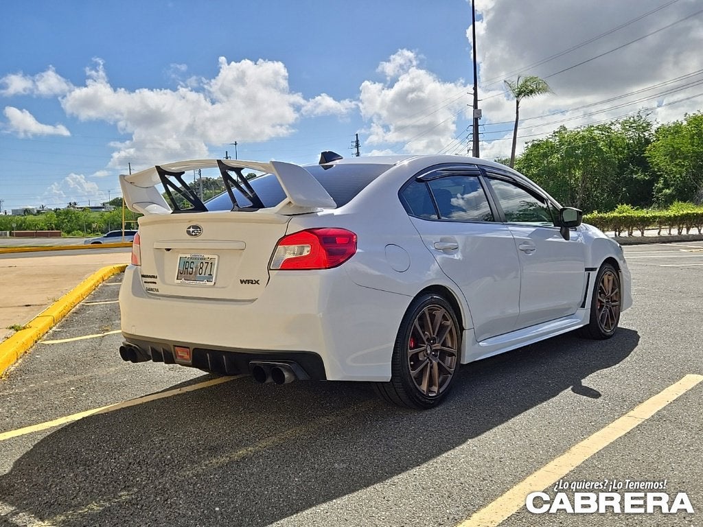 2020 Subaru WRX Premium Series.White